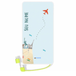 Carregador portatil personalizado com nome - 143