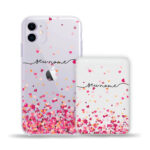 Capinha Personalizada Corações + Carregador Portátil 5.000 M