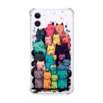 Capa Capinha Gatinhos Coloridos