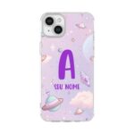 Capinha Personalizada Com Nome Estrelas e Planetas